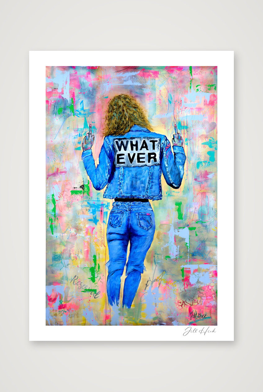 Whatever more contrast — A4 (21×30cm, 8×12") Print only