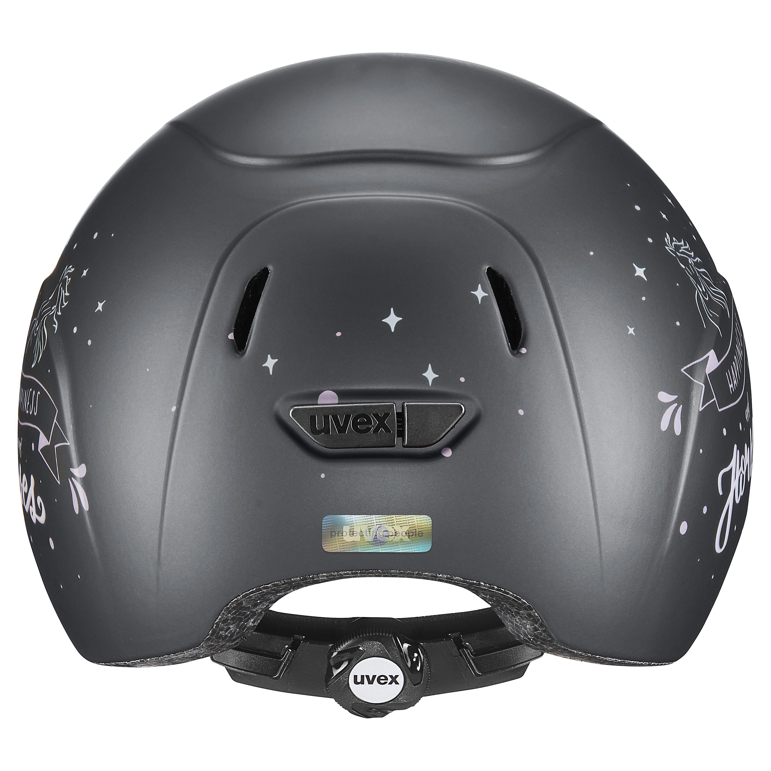 Uvex - Happy Horse antracit - Justerbar barnridhjälm storlek 49-54 cm